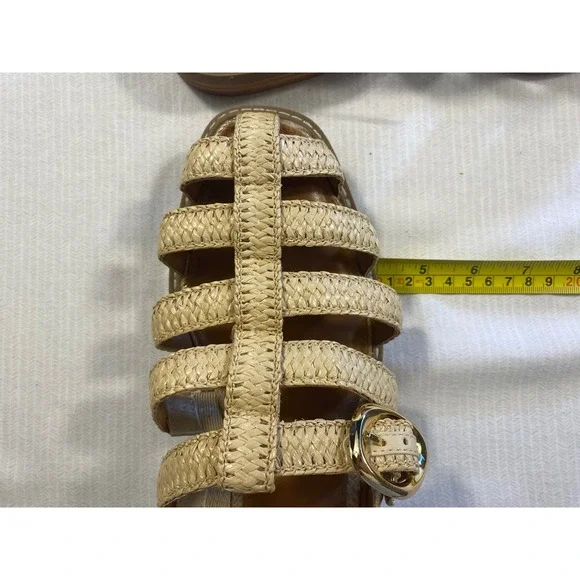 Dolce Vita Woven Raffia Fisherman Sandals Coastal Resort Boho WMS 10 - Picture 5 of 7